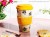 Busy Bees Bamboo Coffee Cup