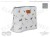 Paws Dog Print Make Up Bag