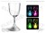 Light-Up LED Wine Glasses x 2