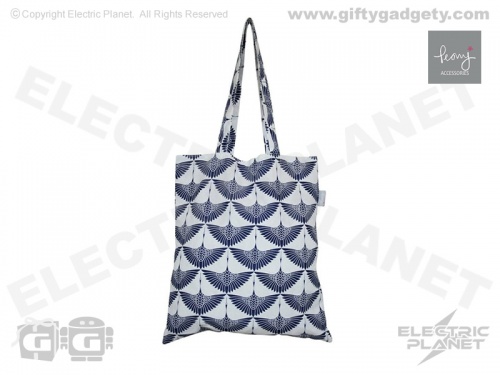 Albatross Print Shopper Bag