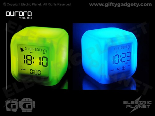 Aurora Touch LED Alarm Clock
