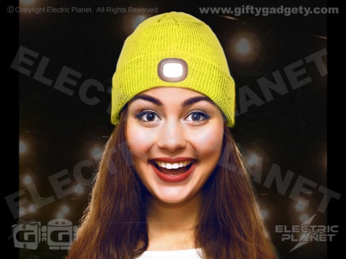 Beamie LED Sports Beanie - Yellow