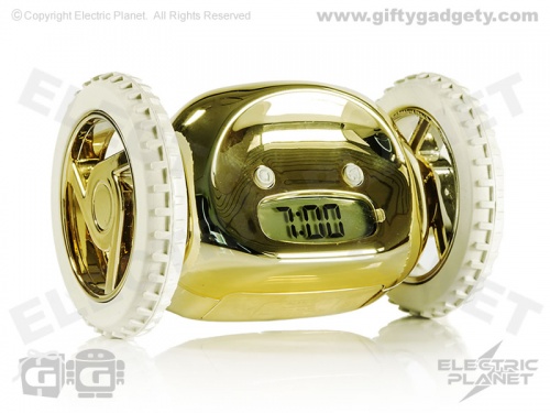 Clocky Runaway Alarm Clock Gold