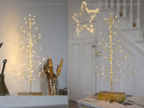 Gold Festive LED Tree