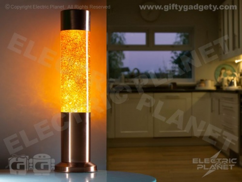 Nova Copper Glitter Lamp