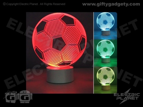 3D Effect Football Lamp
