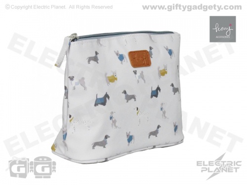 Paws Dog Print Make Up Bag