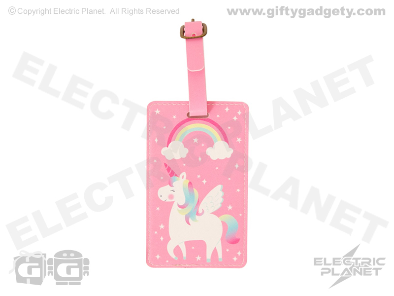 Unicorn luggage tag online