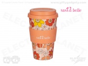 70's Floral Travel Coffee Cup