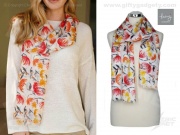 African Daisy Print Scarf