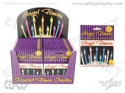 Angel Flames Cake Candles - Blue & White