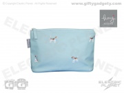 Beagle Print Makeup Bag