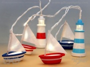 Nautical String Lights - Boats & Lighthouses (Mains)