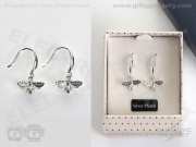 Honey Bee Dangly Earrings