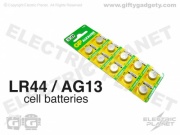 GP Alkaline LR44 (AG13) Batteries x 10