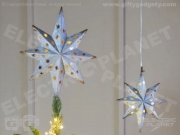 Metal LED Star Small (White)