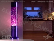 Nova Purple Glitter Lamp
