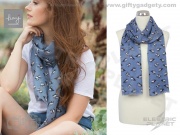 Puffin Print Scarf