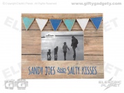 Sandy Toes & Salty Kisses Nautical Photo Frame
