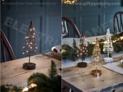 LED Table Tree - Brown
