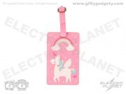 Rainbow Unicorn Luggage Tag