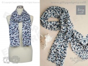 Whale Print Scarf